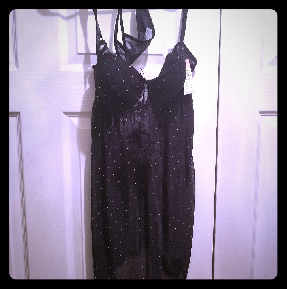 Black babydoll